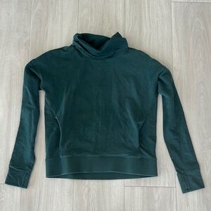 Lululemon Athletica Green Cowl Neck Sweater